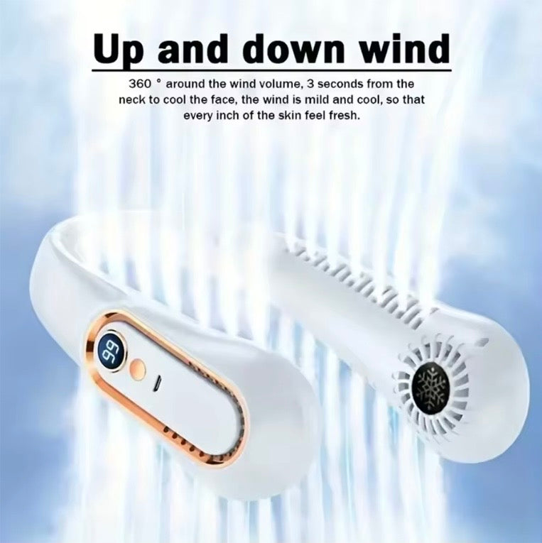 Ventilateur de Cou Portable Sans Fil JodgTech
