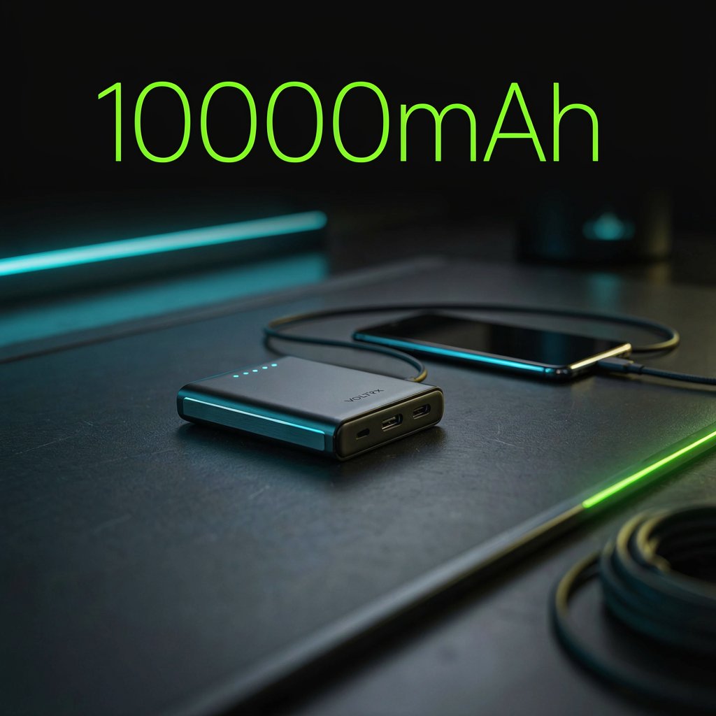 Batterie Externe Compacte 10000mAh Charge Rapide JodgTech