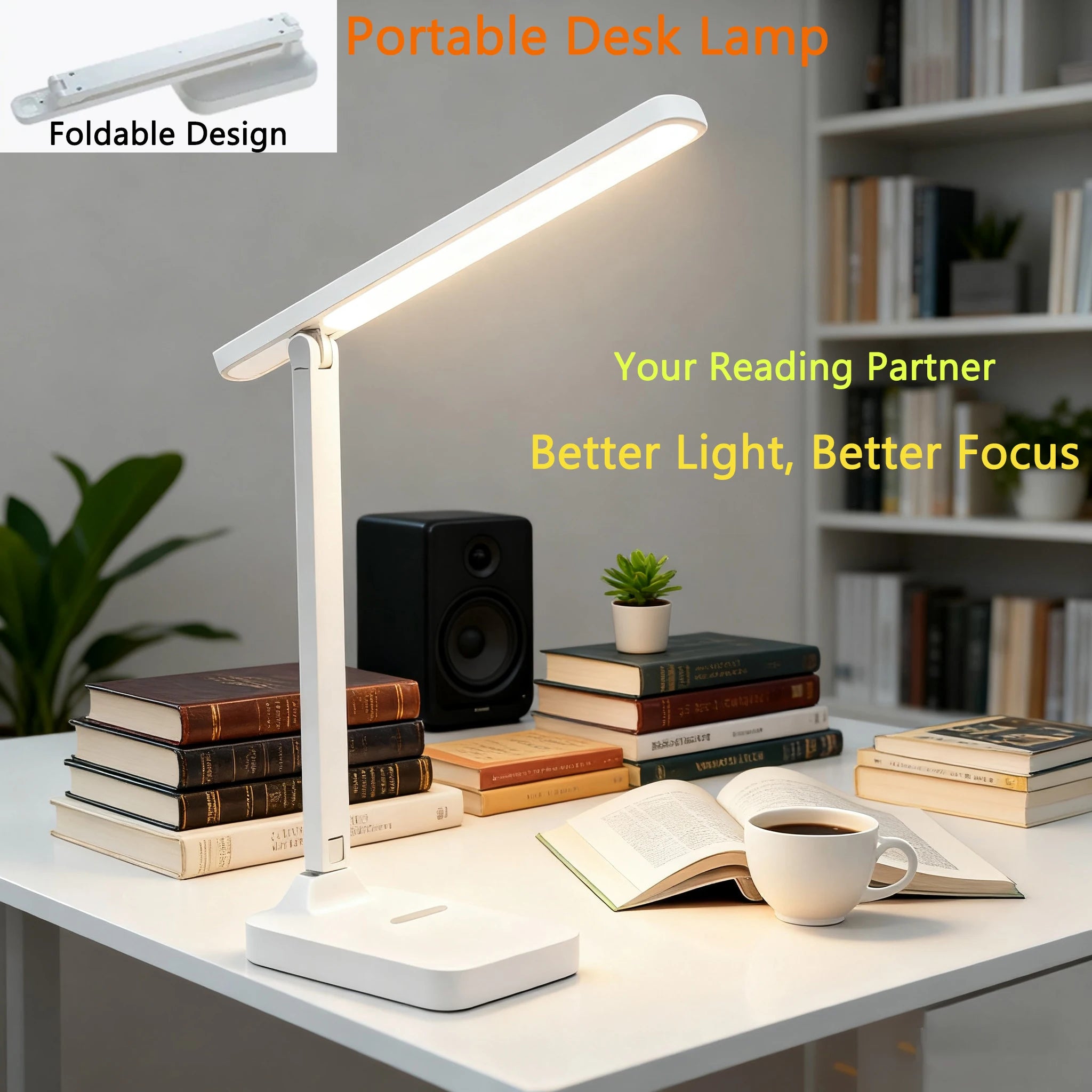 Lampe de Bureau LED Pliable Anti-Fatigue JodgTech