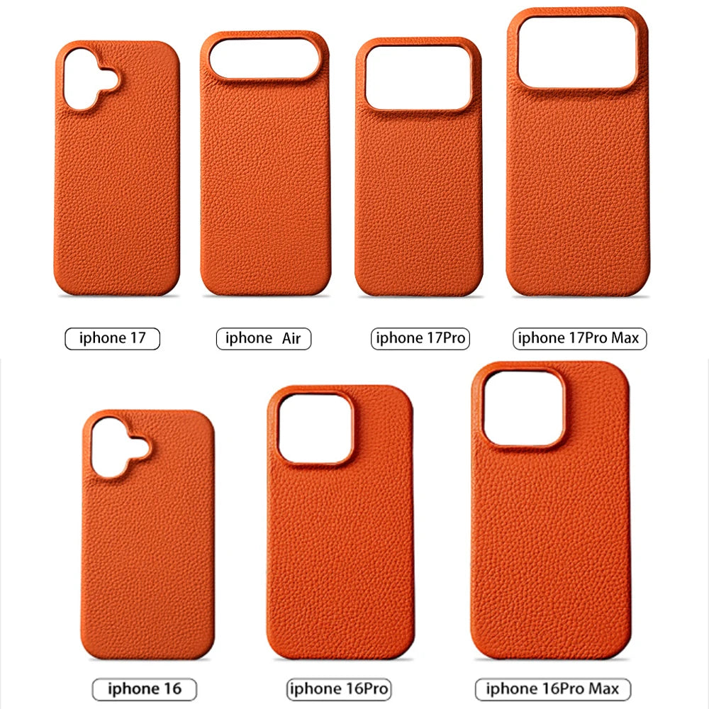 Coque Cuir Véritable Compatible MagSafe JodgTech