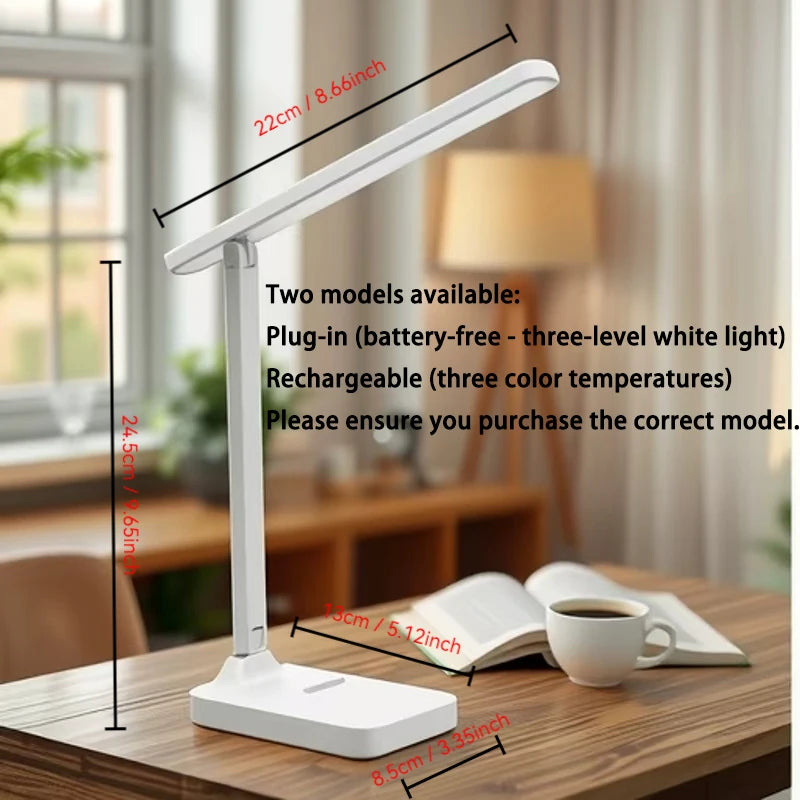 Lampe de Bureau LED Pliable Anti-Fatigue JodgTech