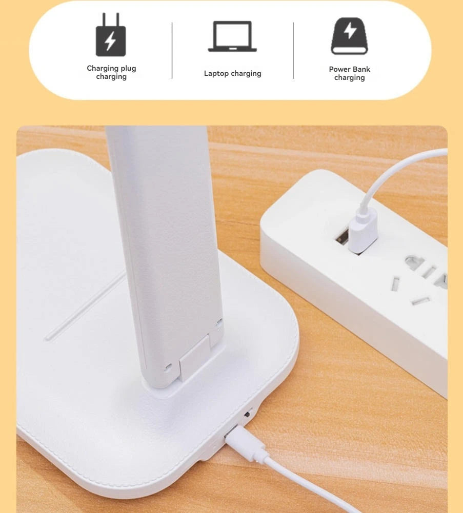 Lampe de Bureau LED Pliable Anti-Fatigue JodgTech