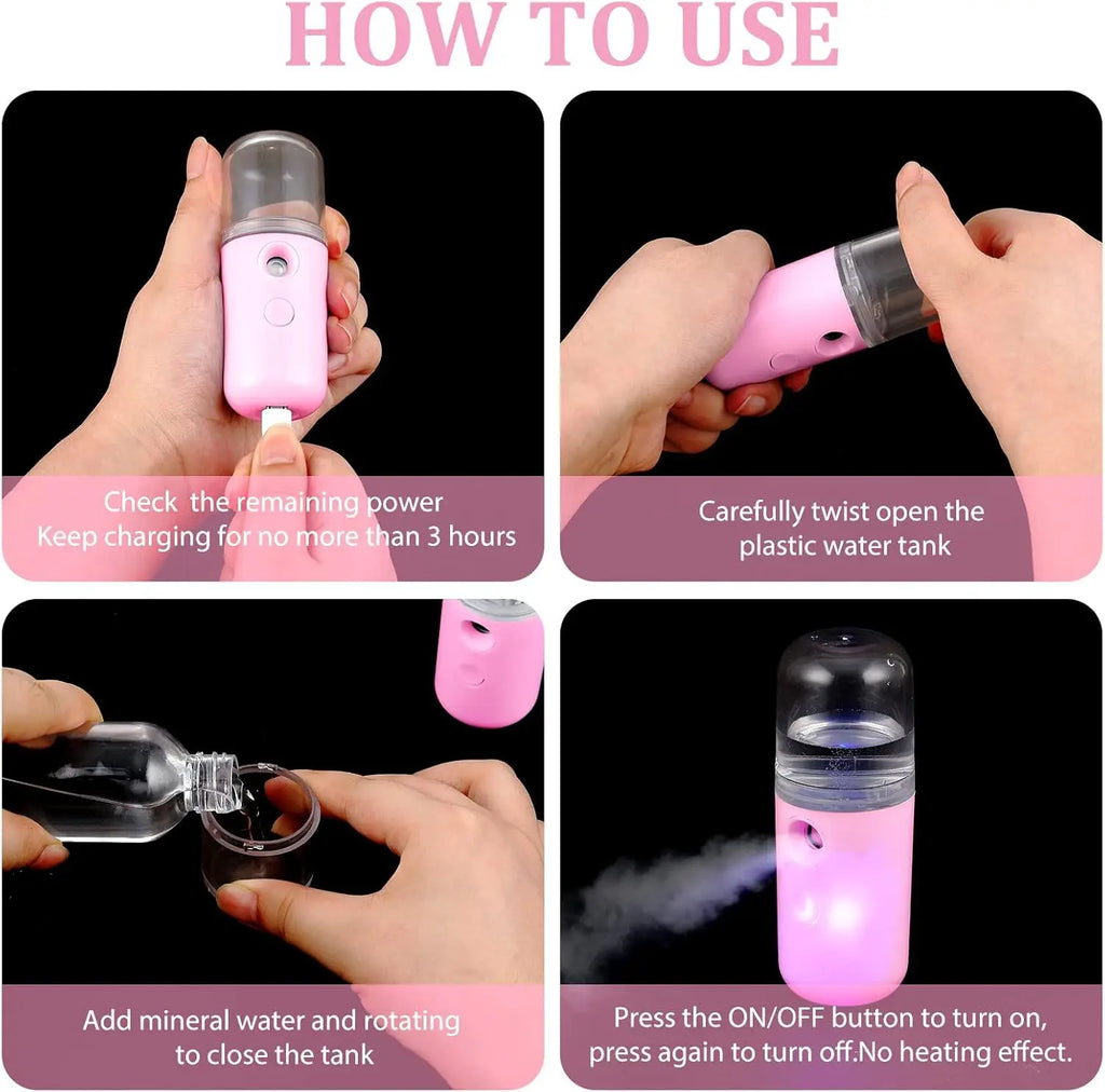 Brumisateur Visage USB Rechargeable JodgTech