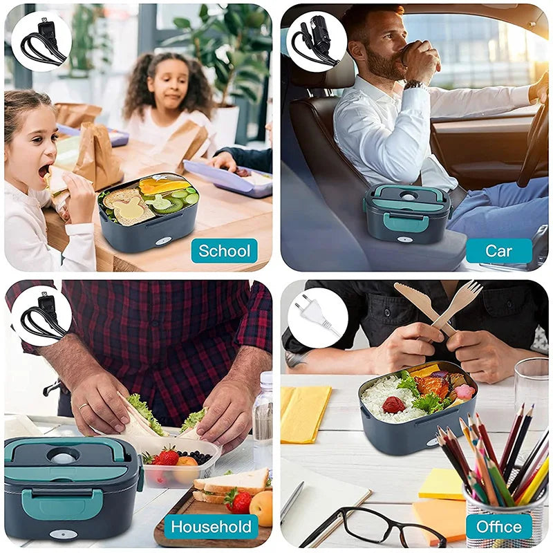 Gamelle Chauffante Électrique Rechargeable – Repas Chaud Partout
